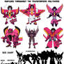 Rubywing throughout the Transformers Multiverse 2