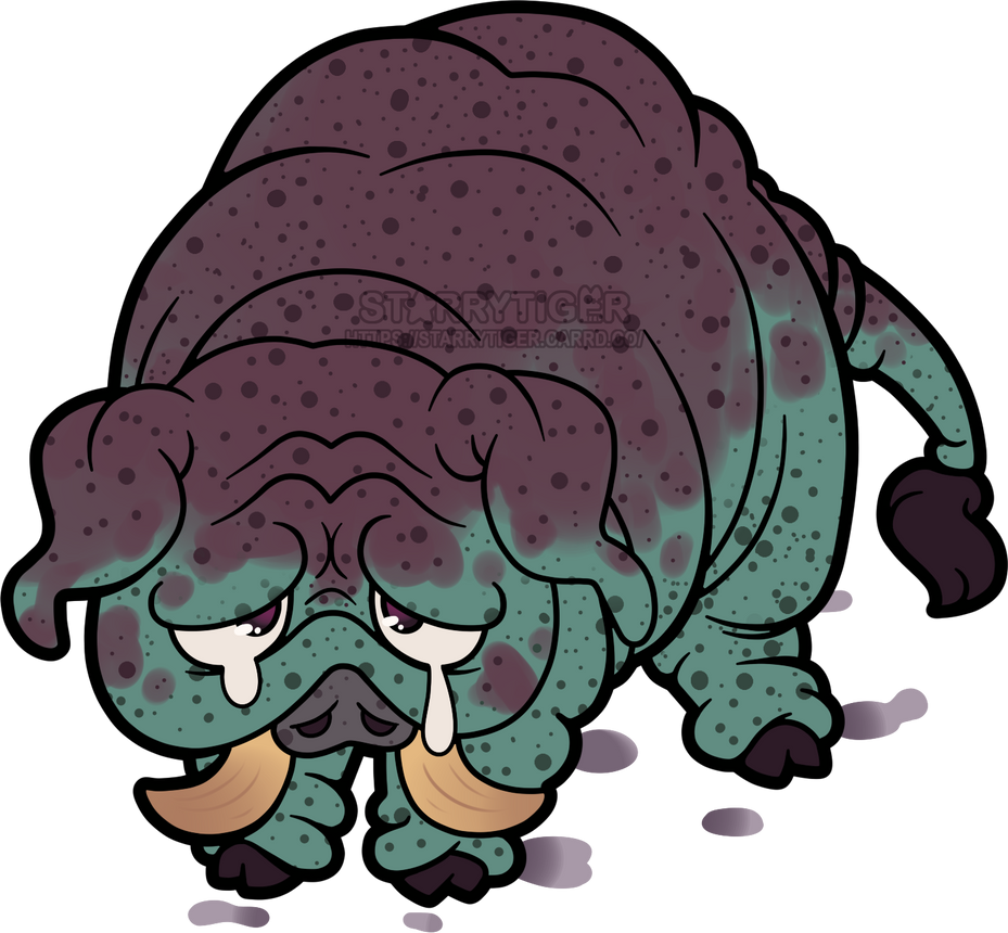 2022 Cryptid in July 15 squonk by StarryTiger on DeviantArt