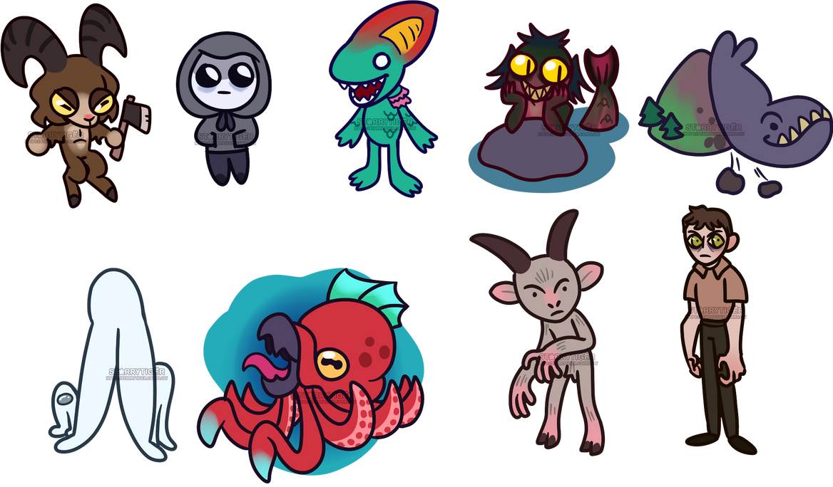 2022 Cryptid in July 20-29 Catch up by StarryTiger on DeviantArt