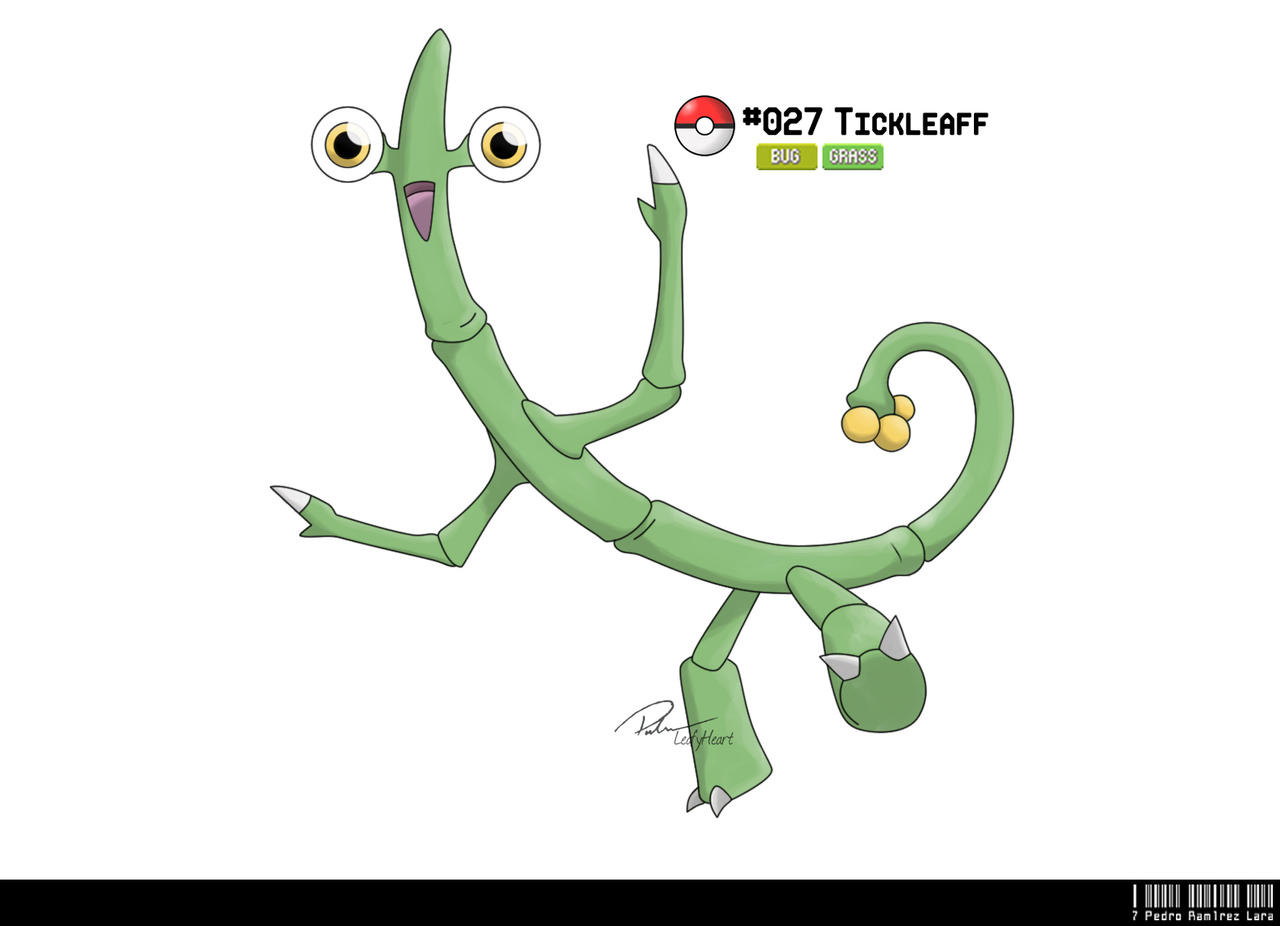 Inseect Fakemon 027 - Stick Insect Fakemon by LeafyHeart on DeviantArt