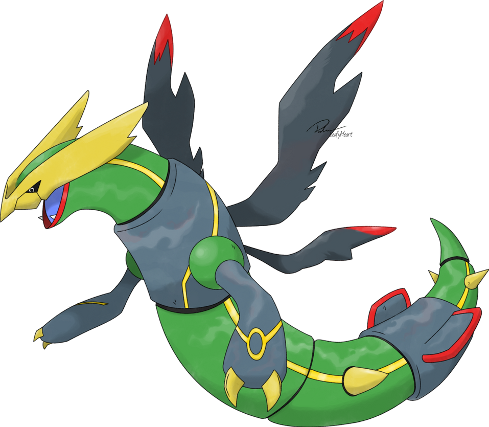 Rayquaza: Shadow Form (Fusion Fakemon) by LeafyHeart on DeviantArt.
