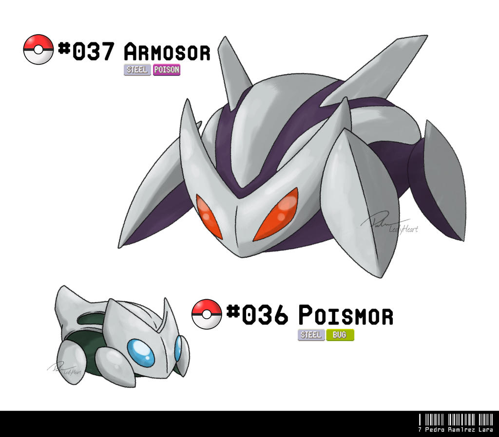 036 - 037: Poison Armor Fakemon