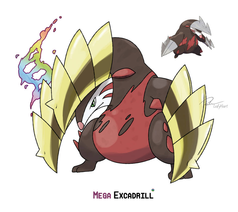 Mega Excadrill By LeafyHeart On DeviantArt mega-excadrill-by-leafyheart-on-deviantart