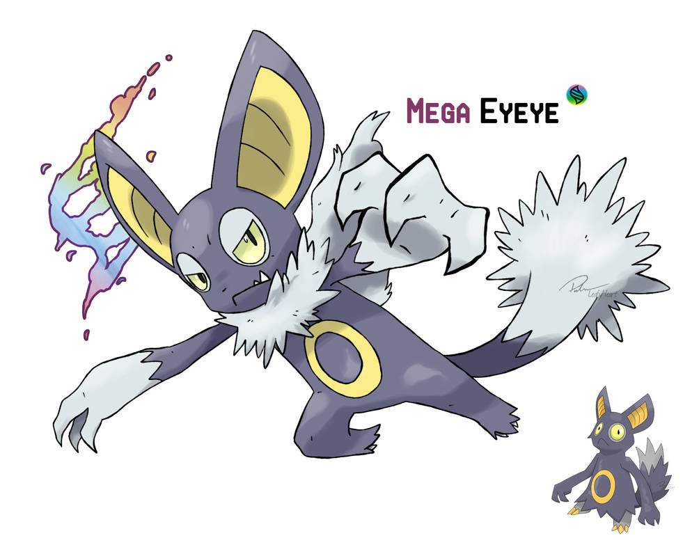 Mega Eyeye by LeafyHeart Mega Eyeye by LeafyHeart