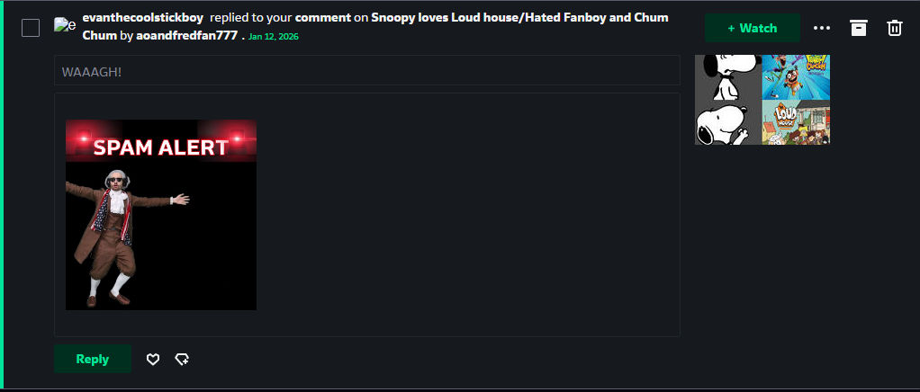 Spamming Deviantart The Spam Alert MF that Promotes Fill-In Memes by CristoGaming on DeviantArt