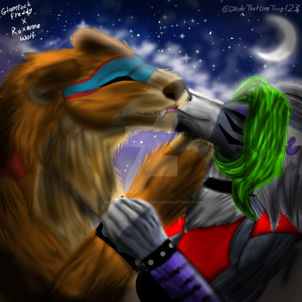 Spring Trap X Roxanne Glamrock Freddy x Roxanne wolf by Springtrapfan4ever12 on DeviantArt