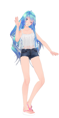 [MMD] Tda Summer HatsuneMiku [DL]