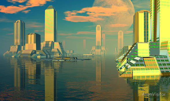 gold alien city 10