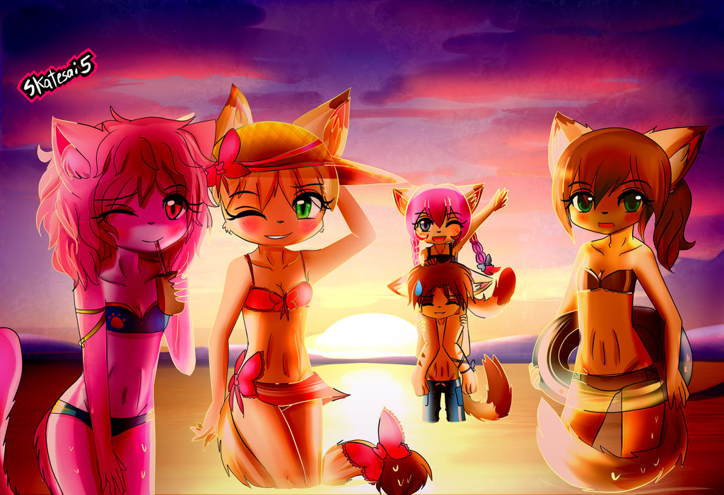 Little Tails - Un dia en la plasha- by skatesai5