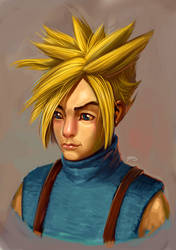 My version of Cloud Strife