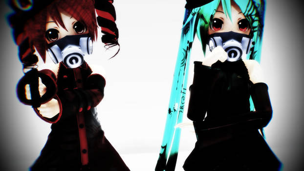 MMD Monster Kasane Teto  Hatsune Miku Api