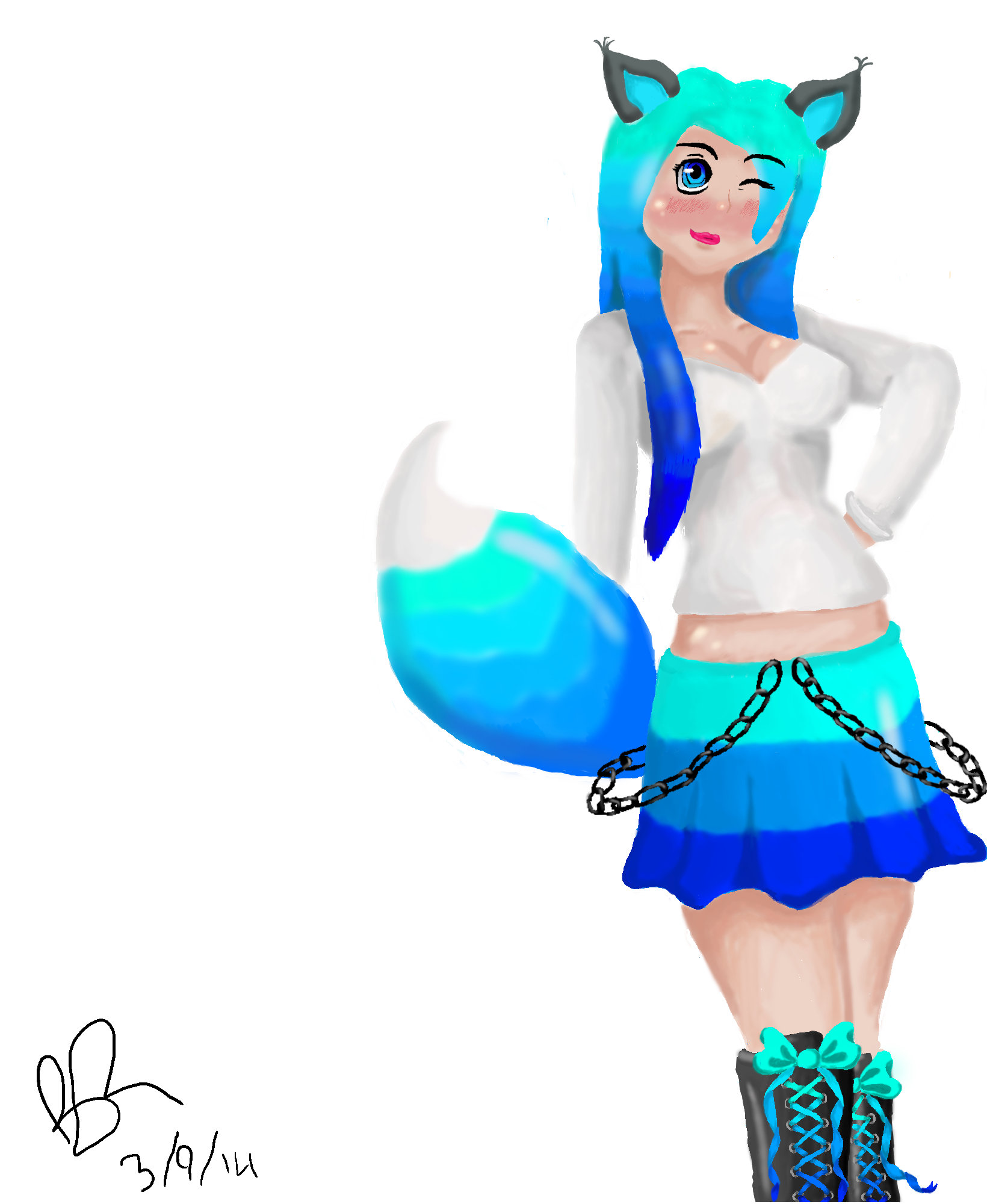 Minecraft Girl Draw In Minecraft Girl by skulldragonex11 on DeviantArt