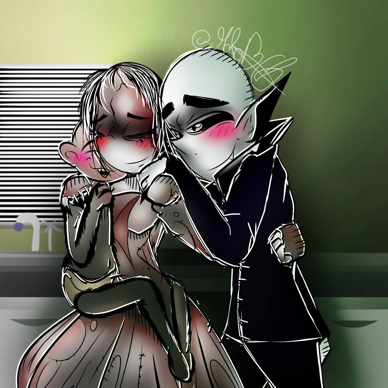 Slendrina X / Slendrina and Liev Nosferatu by melobunny223456 on DeviantArt