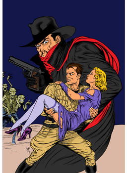 Dave Stevens The Shadow and Doc Savage 1 Cover