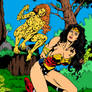 Wonder Woman And Cheeta V2 By Rene Micheletti