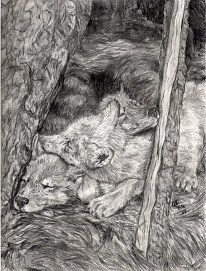 Wolf Pups by xxAlliFitz