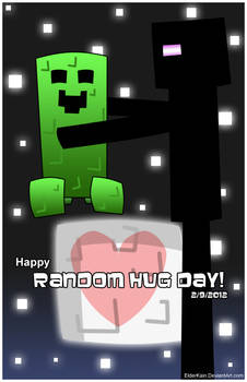 Random Hug Day - Minecraft Edition