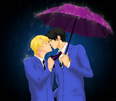 Kiss in the rain