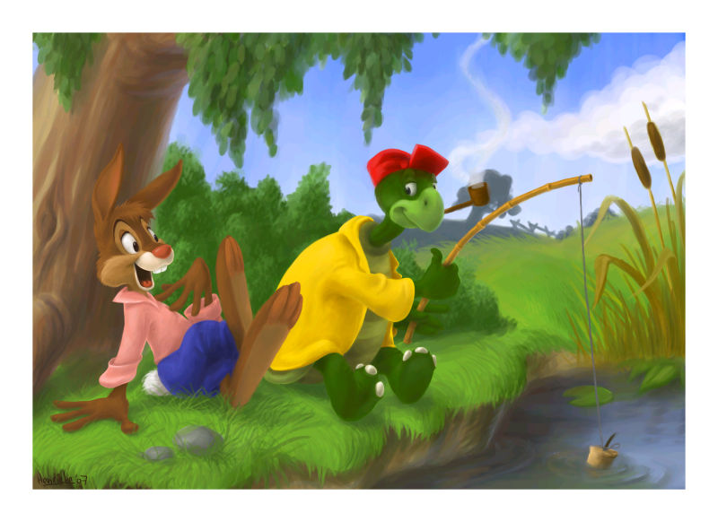 Brer Rabbit and Brer Terrapin by BrerRabbitFans on DeviantArt