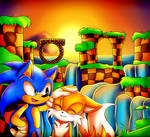 CE: Do you remenber Green hill zone, buddy? by Kawaifairies