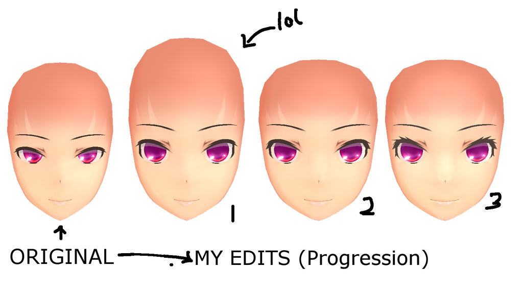 HK Head Edits wip