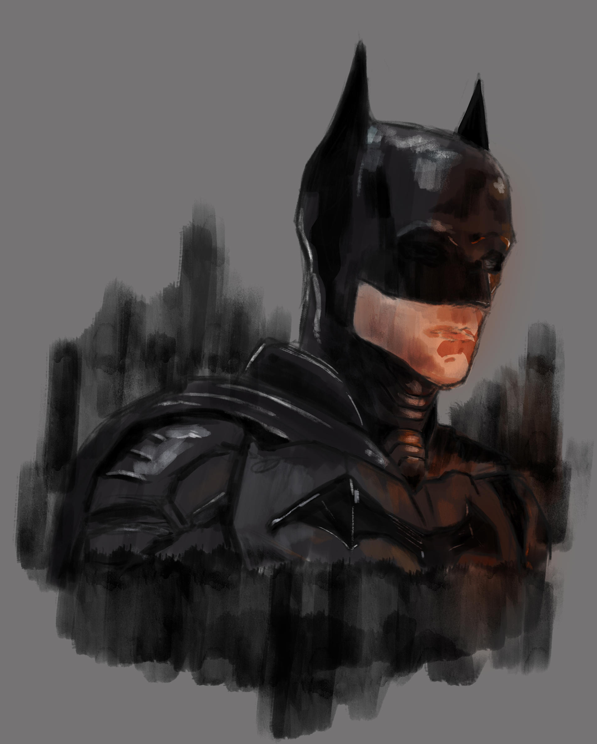 The Batman Digital Painting by gaslightboi on DeviantArt