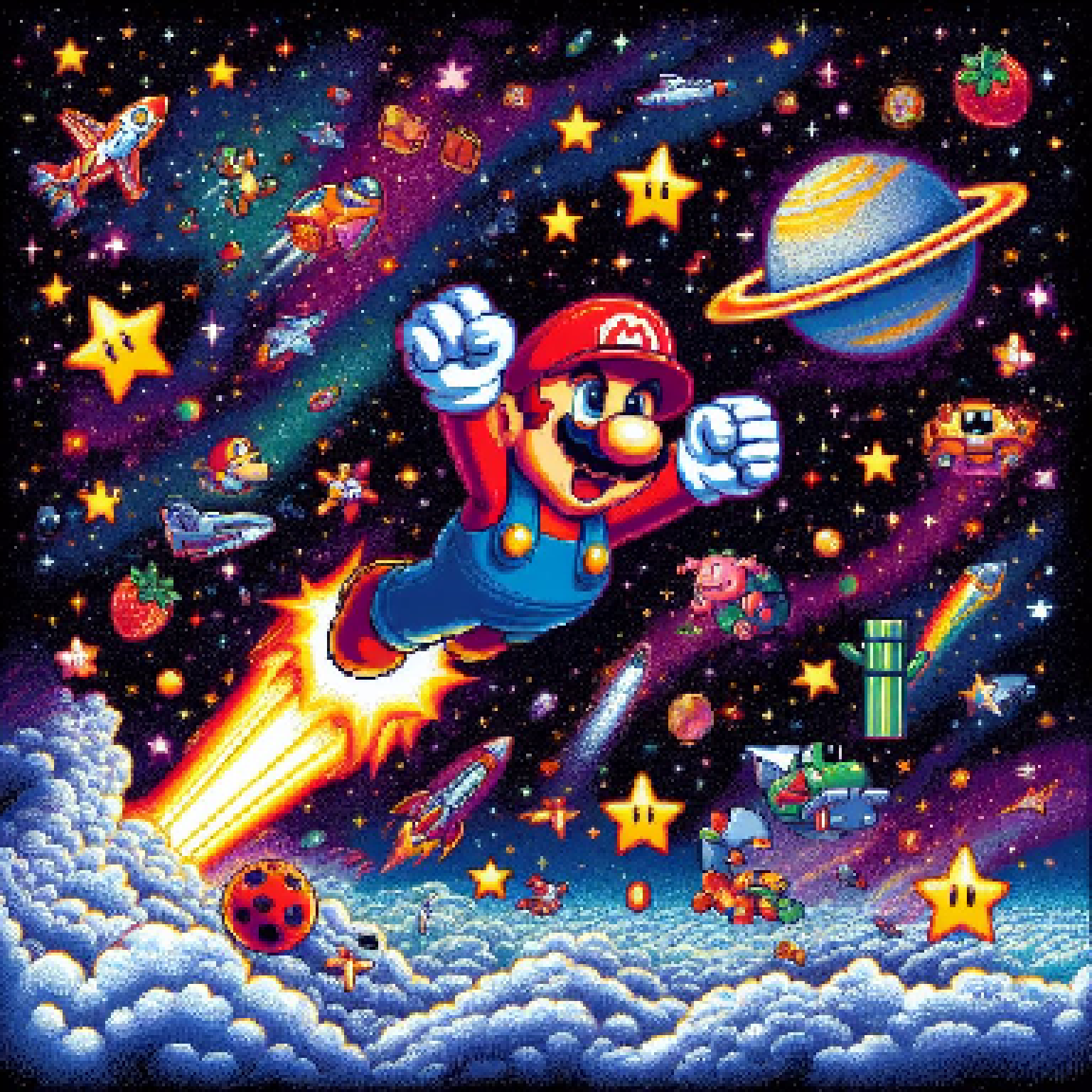 Super Mario Pixel Art by TheG4G3r on DeviantArt