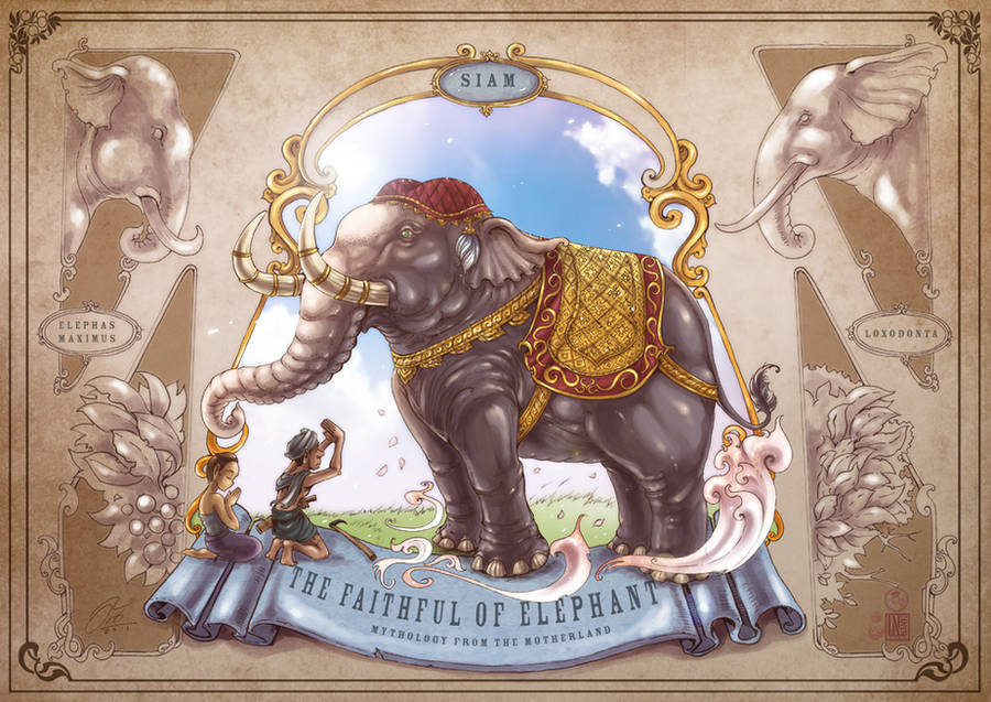 The faithful of elephant by In-Sine