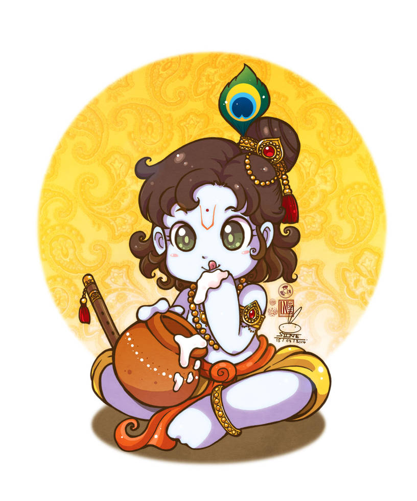 Little Krishna by In-Sine