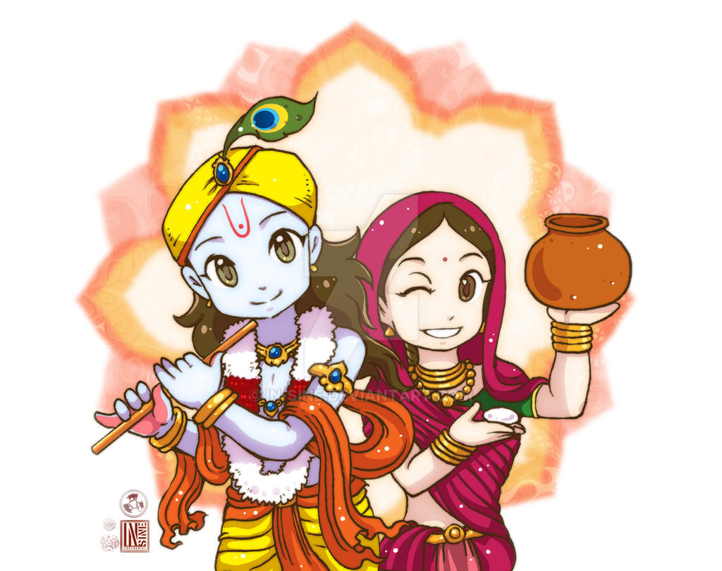 Sri Krishna and Radha by In-Sine on DeviantArt