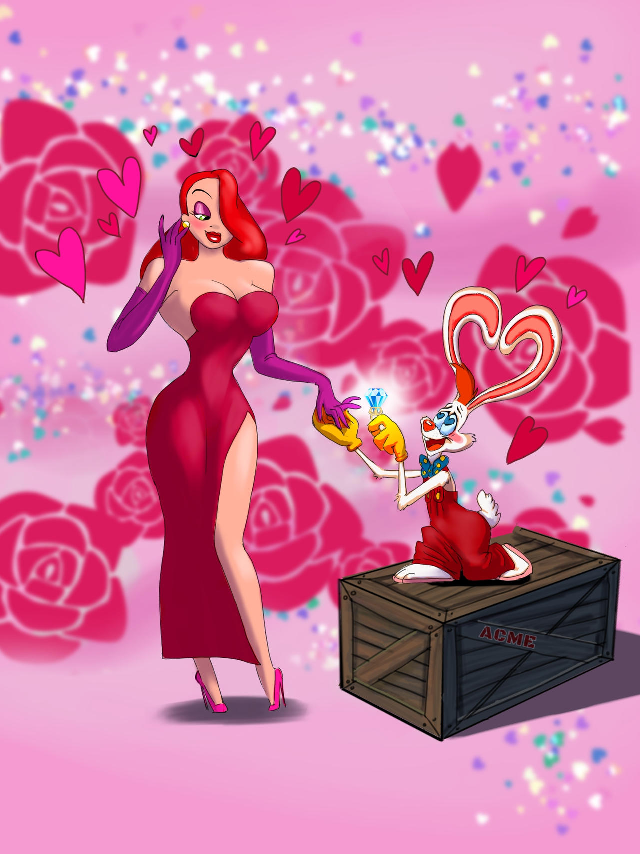 Roger Rabbit And Jessica Rabbit Png Jessica and Roger Rabbit by ploofpew on DeviantArt