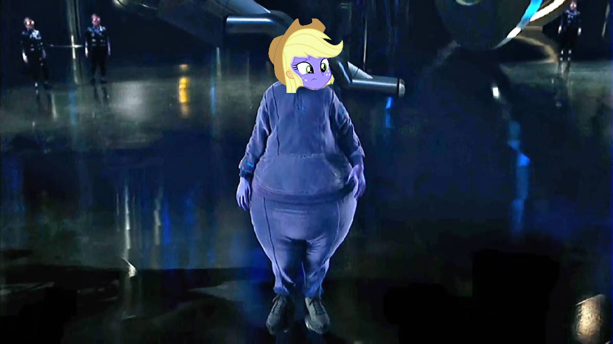 Applejack Blueberry inflation body 2079 by inflationluan on DeviantArt