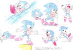 Sonic the Hedgehog Doodles by KedakaiOkami