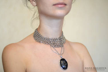Necklace 'Mistress of storms' by Madormidera