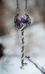 Pendant Amethyst Garden