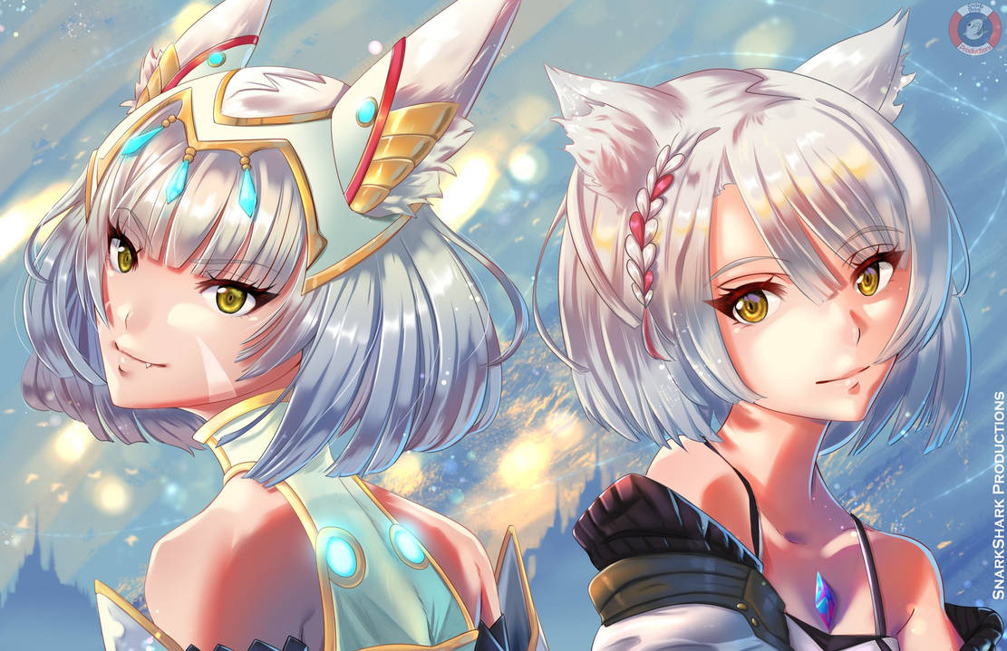 Nia and Mio Xenoblade by Kettu26 on DeviantArt