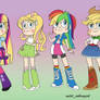 Equestria Girls Mane 6 in starvstheforceevil Style