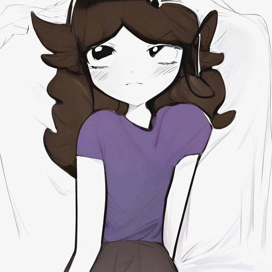 Jaiden Animations wearing skirt with Ai Enhancer by PatArter48 on