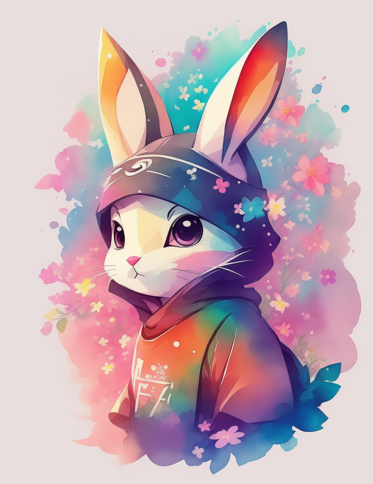 Default A detailed illustration face ninja bunny f by Shaikh2329 on ...