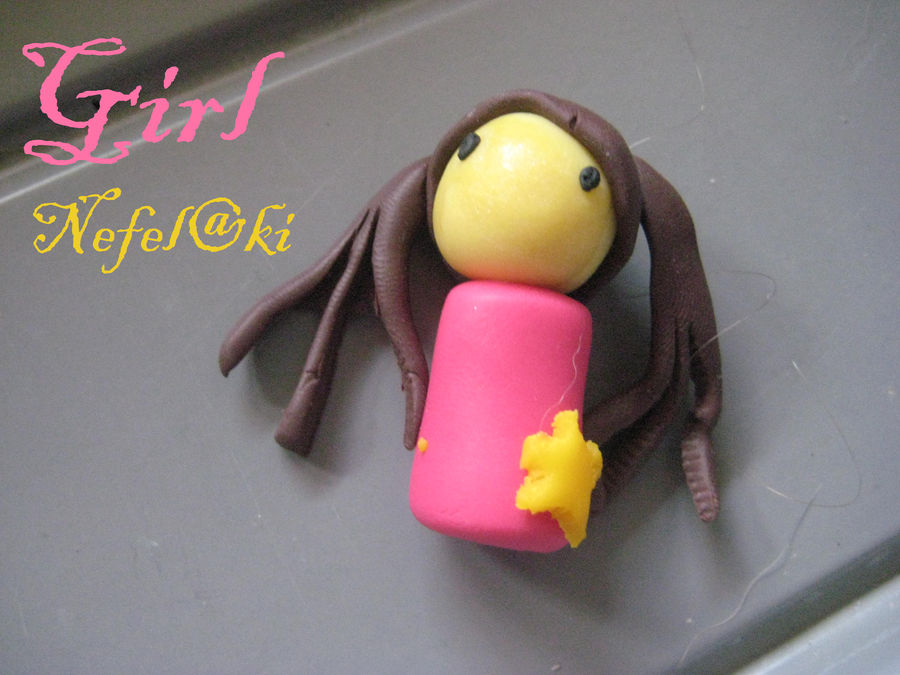 fimo: girl by NEFELAKI-THE-GREAT on DeviantArt