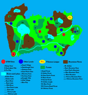 Tuscalle Island Map