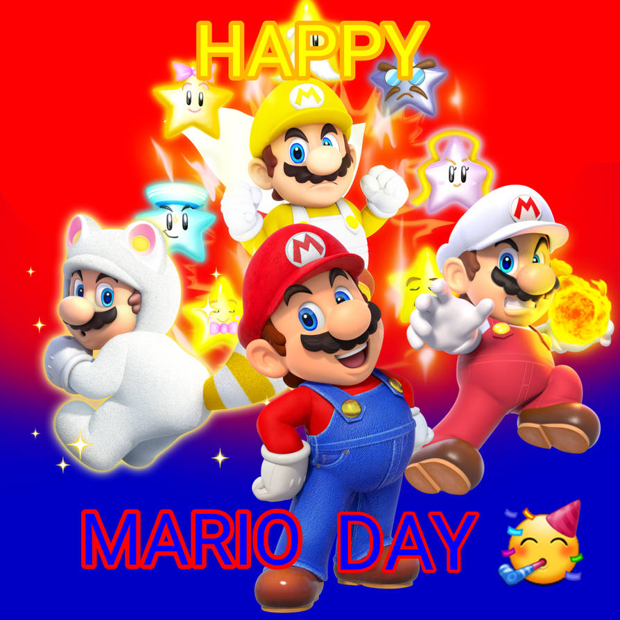 Happy Mario Day by LiantheHedgehog on DeviantArt