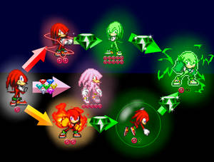 Knuckles power ups (edited)