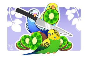 Birds with Blades: Budgies