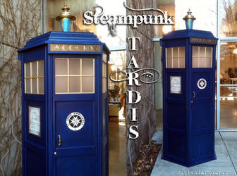 Steampunk TARDIS by RouletteDantes