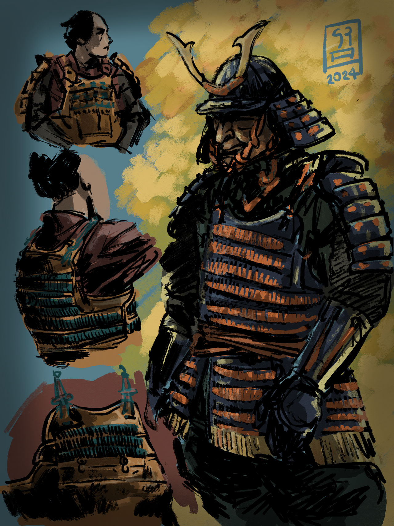 Samurai Armor Study by Skira-Reed on DeviantArt