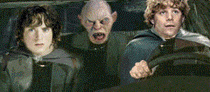Frodo Gollum Sam Dancing Car by Helliott283 on DeviantArt