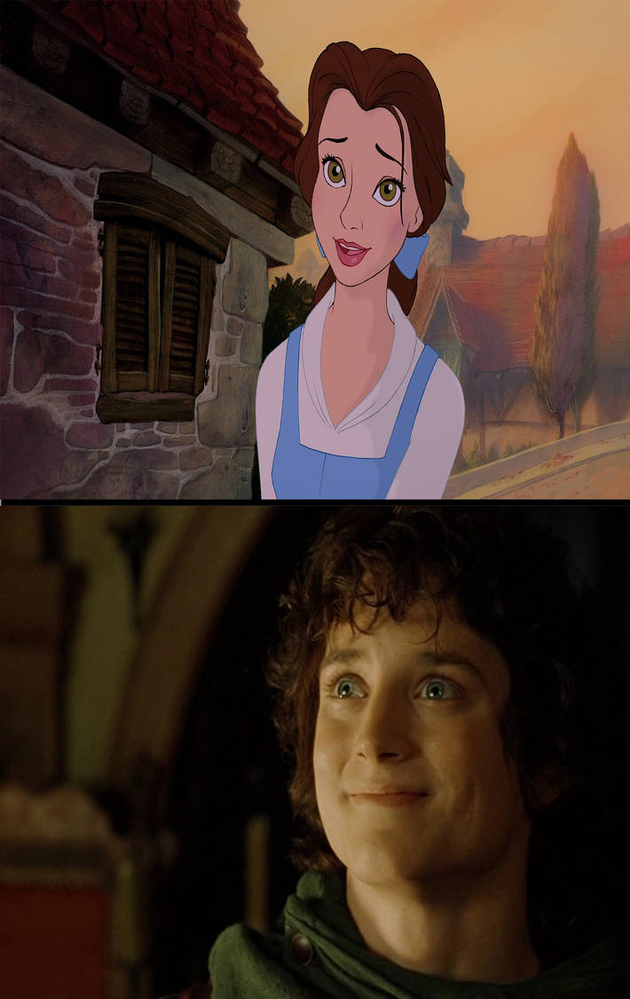 Frodo Loves Princess Belle by Helliott283 on DeviantArt