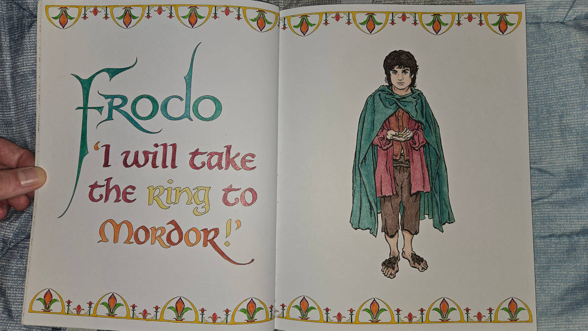 Frodo I will take the ring to mordor Colored by Helliott283 on DeviantArt