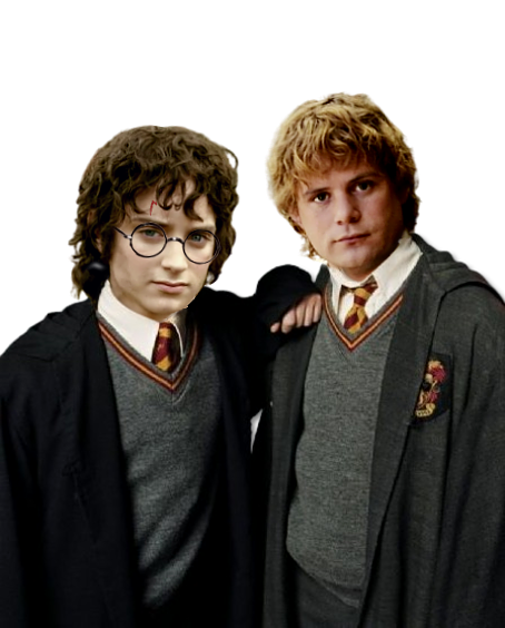 Frodo and Sam Gryffindor by Helliott283 on DeviantArt